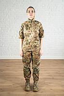 Жіночий комплект польової форми мультикам ріпстоп камуфляж військова ripstop костюм убакс штани статутний multicam