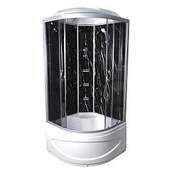 Гідробокс TKF90 Чорний онікс BG 90x90x215 глибокий піддон ( А0045667 )