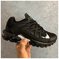 Мужские кроссовки Nike Air Max TN Terrascape Plus Black White, черные кроссовки найк аир макс тн тераскейп