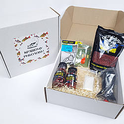 Подарунок для рибалки на день народження BOX-5 (короповий бойловий набір) Подарунок на день рибака