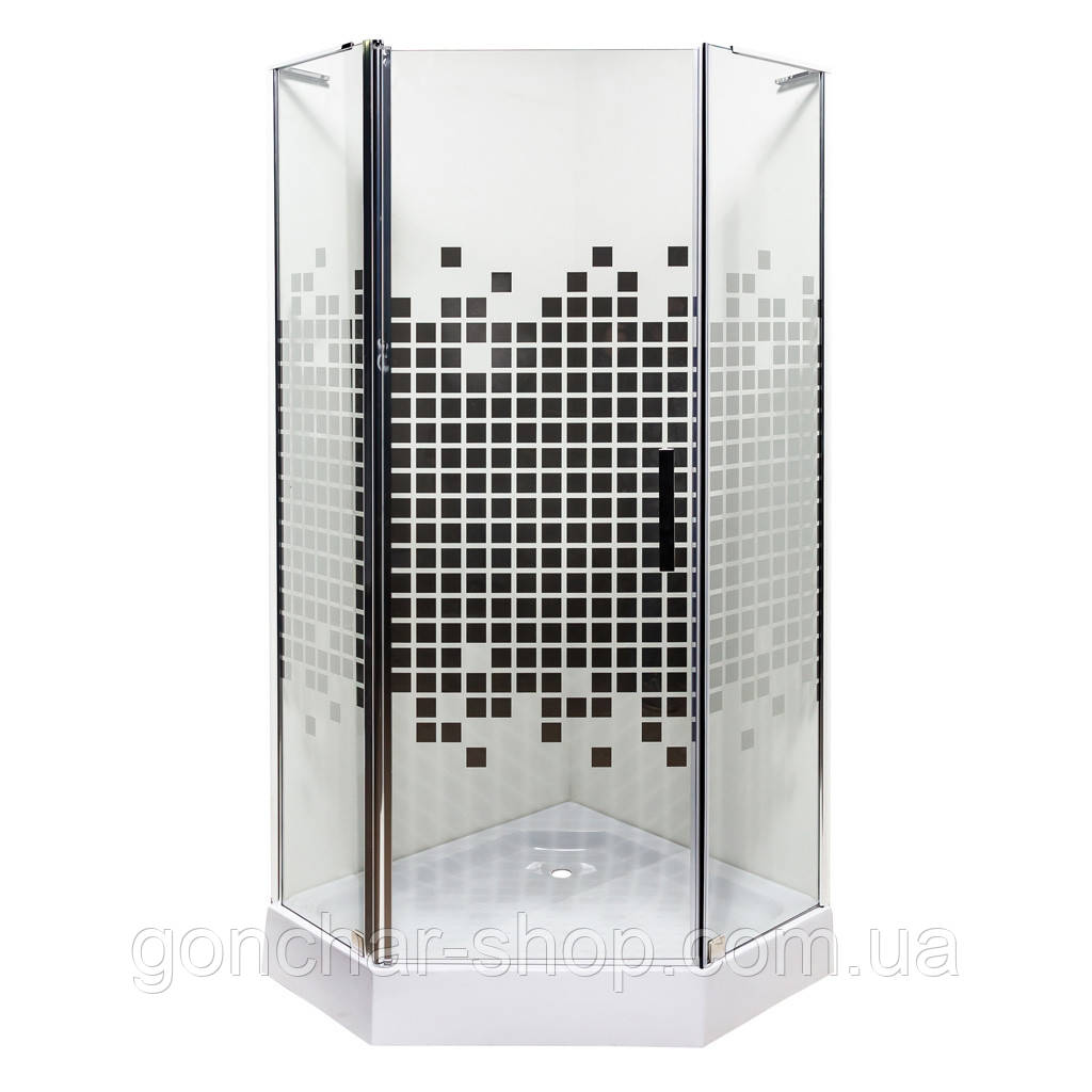 Душова кабіна INSANA Ethna Puzzle P91 P 90x90x200 мілкий піддон ( А0046013 ), фото 1