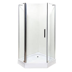 Душова кабіна INSANA Ethna Clear P91 з розмірами 90x90x200 і мілким піддоном ( А0046232 )