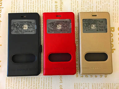 Шкіряний чохол-книжка Momax для Huawei Ascend P9 (3 кольори)