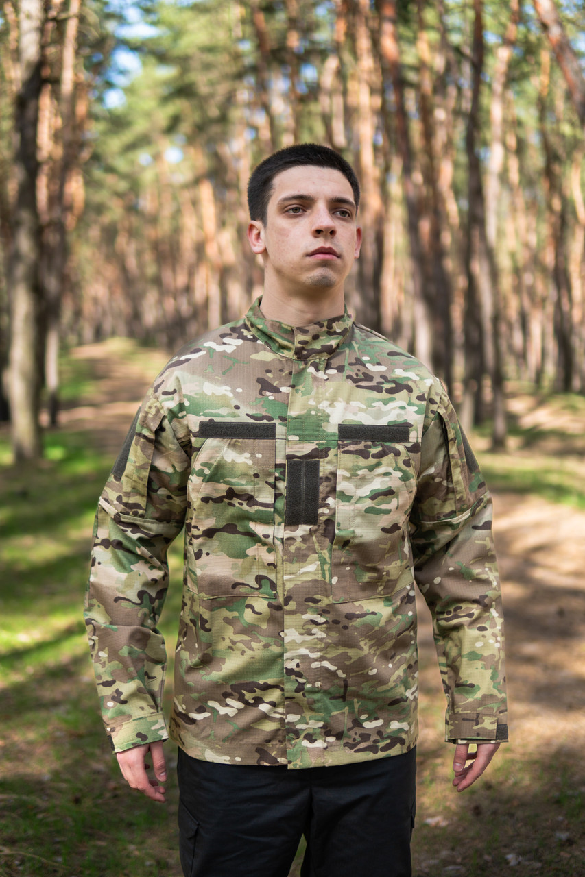 Китель тактический multicam рипстоп военный камуфляжный американский мультикам мужская куртка ripstop боевая - фото 1 - id-p2193629253