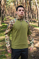 Військова сорочка multicam ріпстоп бойова тактична літня мультикам армійський чоловічий убакс камуфляжний зсу