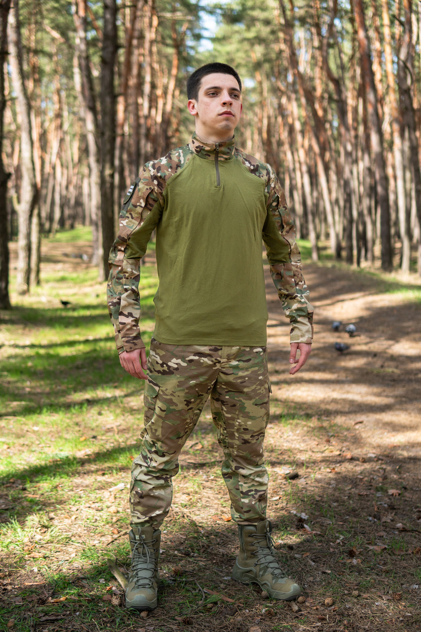 Камуфляжний костюм польовий ріпстоп військовий мультикам літній штурмовий Multicam комплект бойова армійська форма