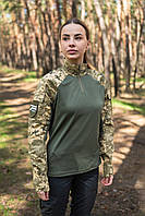Женский убакс военный пиксель рип стоп камуфляж весенне-летний Ubacs mm 14 штурмовая рубашка пиксельная боевая