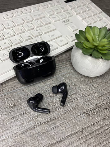 Бездротові Bluetooth Навушники AirPods Pro Black, Pop Up, аірподс про, фото 2