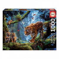 Пазл Educa Тигры на дереве, 1000 элементов (6425202) - Топ Продаж!