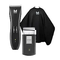 Набор для стрижки Moser NEO&Travel shaver (машинка Neo+Mobile Shaver+пеньюар) 1886-0053