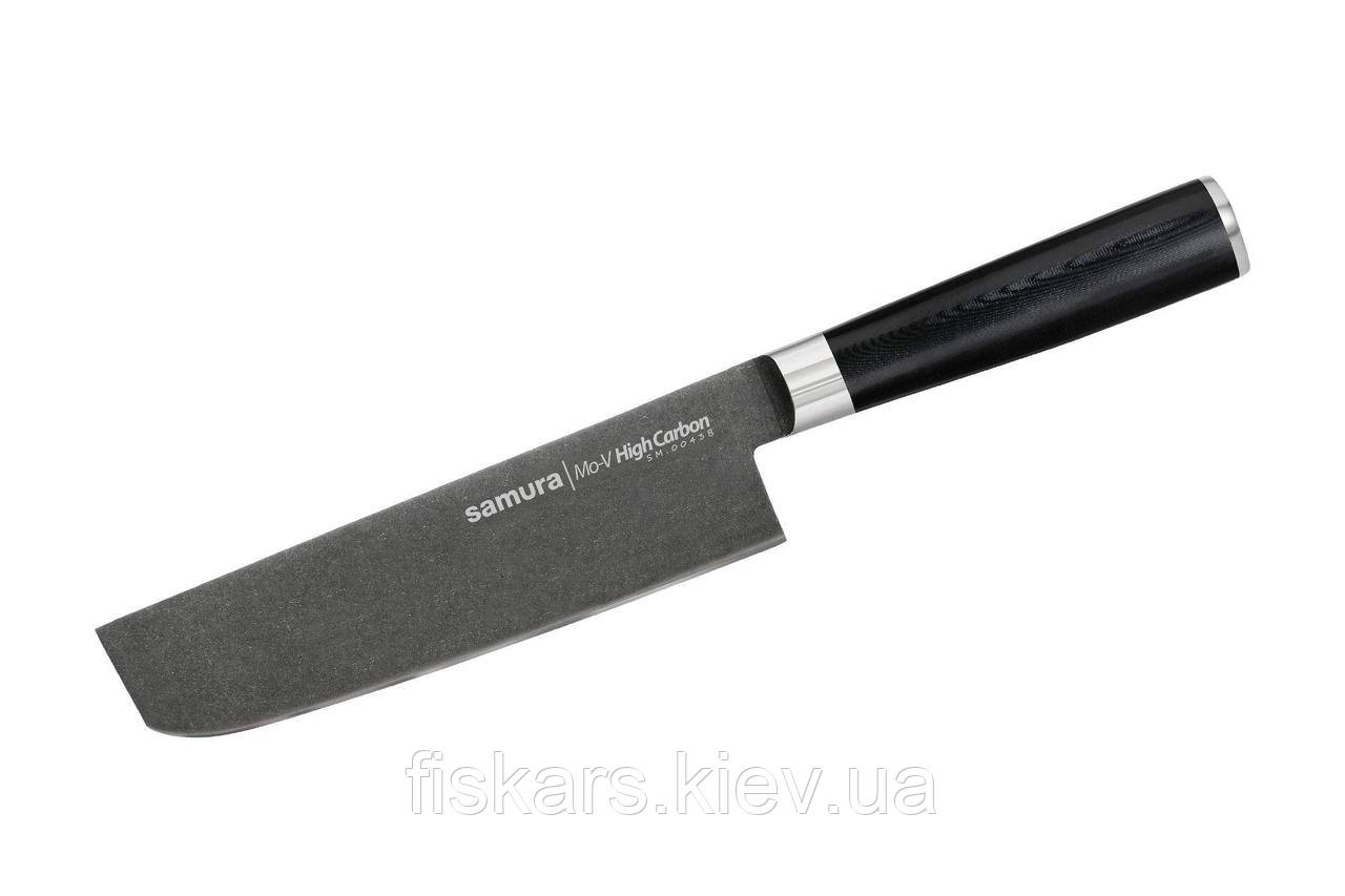 Ніж накірі Samura Mo-V 167 мм Stonewash (SM-0043B)