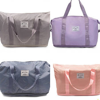 Сумка 42*39 см спортивна дорожня на блискавці з розширенням у різних кольорах Karman