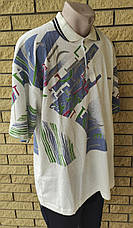 Футболка поло чоловіча батальна коттонова великого розміру SQUARE, Таїланд, фото 4