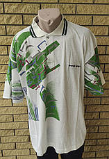 Футболка поло чоловіча батальна коттонова великого розміру SQUARE, Таїланд, фото 5