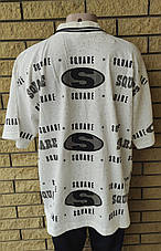 Футболка поло чоловіча батальна коттонова великого розміру SQUARE, Таїланд, фото 4