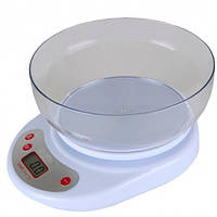 Кухонные весы, аккуратные и компактные ,с чашей максимальна нагрузка 5 кг , весы электронные Rainberg RB02
