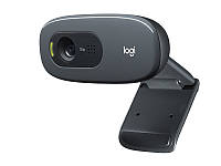 Веб Камера Logitech C270 HD 720p коррекция освещения, шумопонижения, микрофон (Б\У)