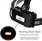 Ліхтарик на лобовий 3X (2XPE+T6), фото 4