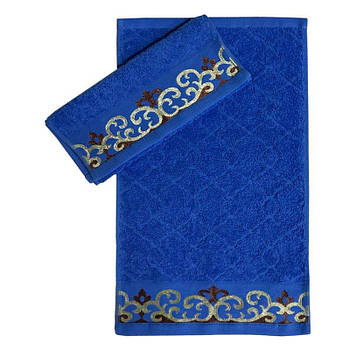 Рушник махровий Parisa 30*50см візерунок синій 3916_j_223___vizerunok_sinijj G-Rich