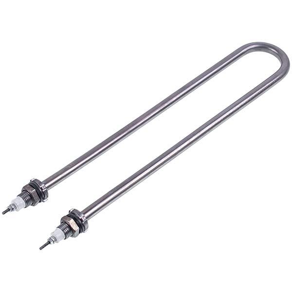 Тен для нагріву води 1500W 220V (нержавійка) L=325mm M14 (прямий)