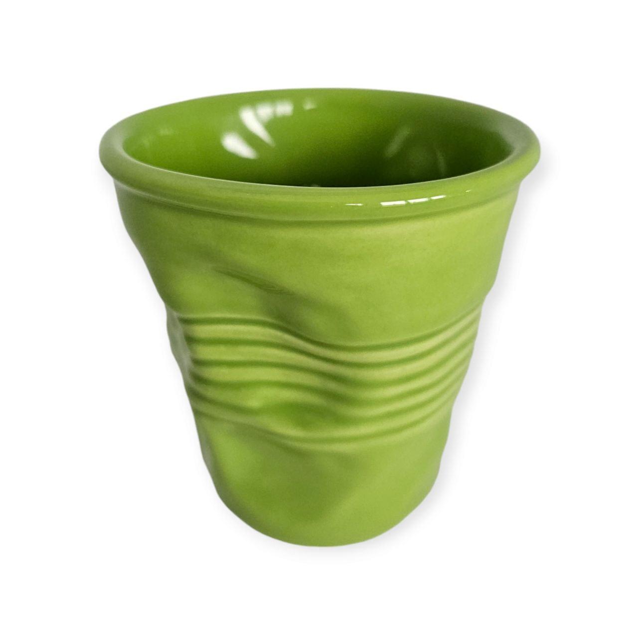 Стакан м'ятий, салатовий, h -6,5 cм,100 мл, фото 1