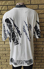 Футболка поло чоловіча батальна коттонова великого розміру GUARANTY, Таїланд, фото 4