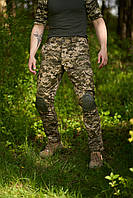 Штаны тактические мужски летние пиксель с наколенниками Protect брюки армейские военные удобные штурмовые L
