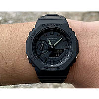 Часы мужские наручные Casio G-Shock GA-2100-1A1 кварцевые, водозащищенность 20АТМ