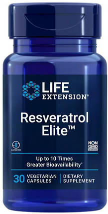 Ресвератрол Life Extension Resveratrol Elite 30 veg caps, фото 1