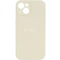 Чехол для iPhone 15 Plus Silicone Case Full Size with Frame Цвет 11 Antique white