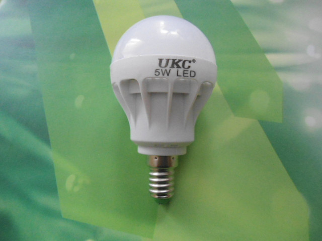 Лампочка LED LAMP E14 5W UKC Энергосберегающая Круглая - фото 1 - id-p407029365