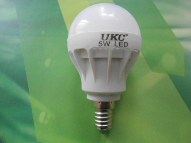 Лампочка LED LAMP E14 5W UKC Энергосберегающая Круглая - фото 2 - id-p407029365