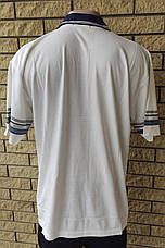 Футболка поло чоловіча батальна коттонова великого розміру NASA, Таїланд, фото 5