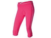 Велошорты капри-бриджи с памперсом для женщины Crivit COOLMAX freshFX 104335 L Розовый