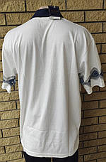 Футболка поло чоловіча батальна коттонова великого розміру ON STAGE, Таїланд, фото 2