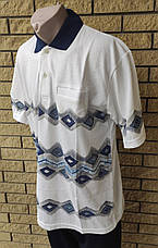 Футболка поло чоловіча батальна коттонова великого розміру ON STAGE, Таїланд, фото 4