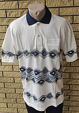 Футболка поло чоловіча батальна коттонова великого розміру ON STAGE, Таїланд, фото 5