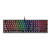 Клавиатура USB Fantech MK855RGB, длина кабеля 135см, (Eng), Black, 108к, Q10 h