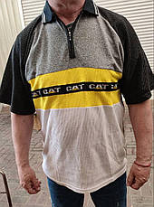 Футболка поло чоловіча батальна котонова великого розміру ON STAGE, Таїланд, фото 3