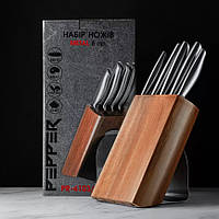 Набор кухонных ножей на 6 предметов Metal Pepper (PR-4103/6)