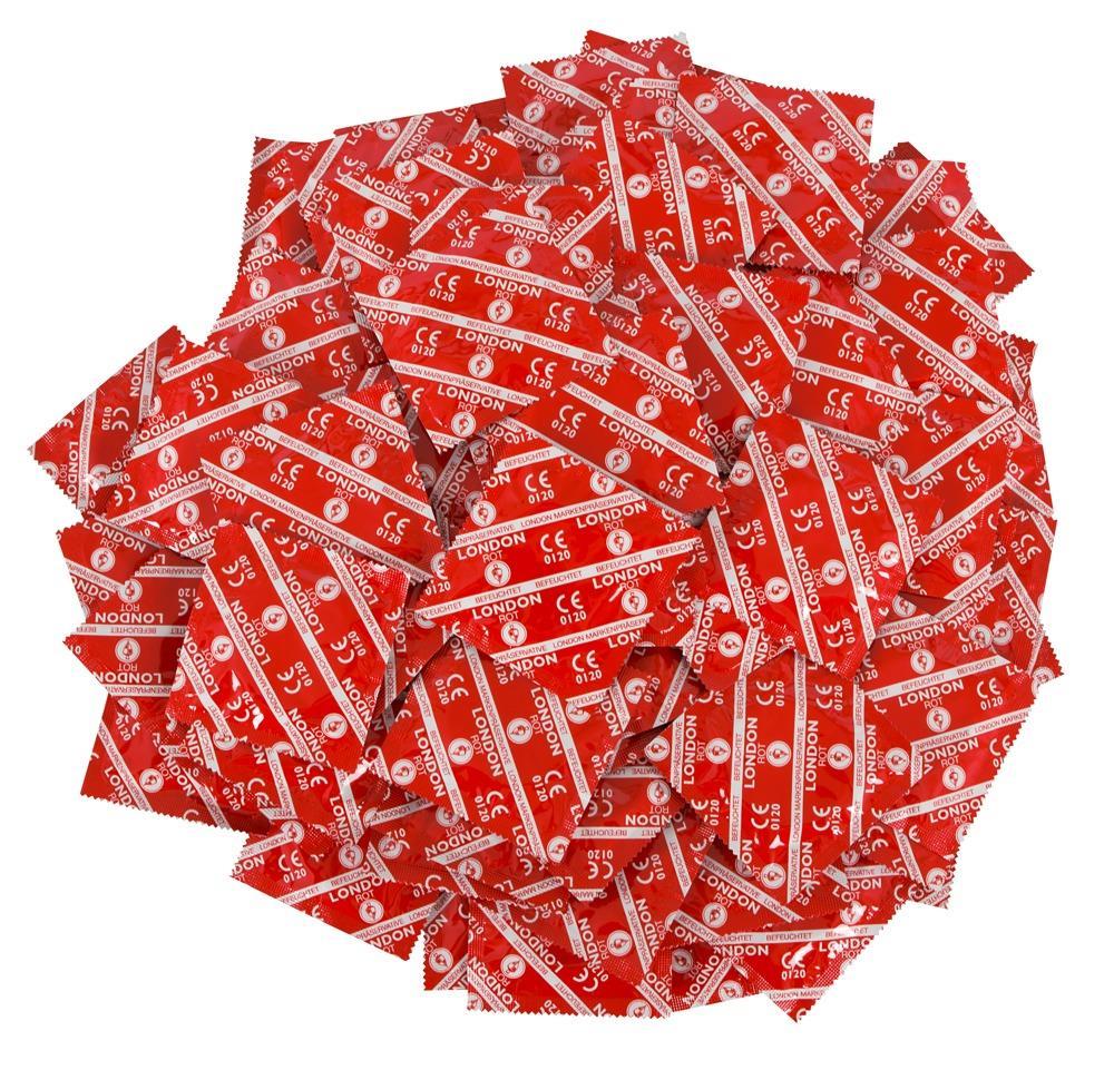 Презервативи London red condoms 100 pcs. Кітті