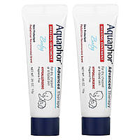 Aquaphor, Детская лечебная мазь, 2 тюбика, 10 г (0,35 унции)