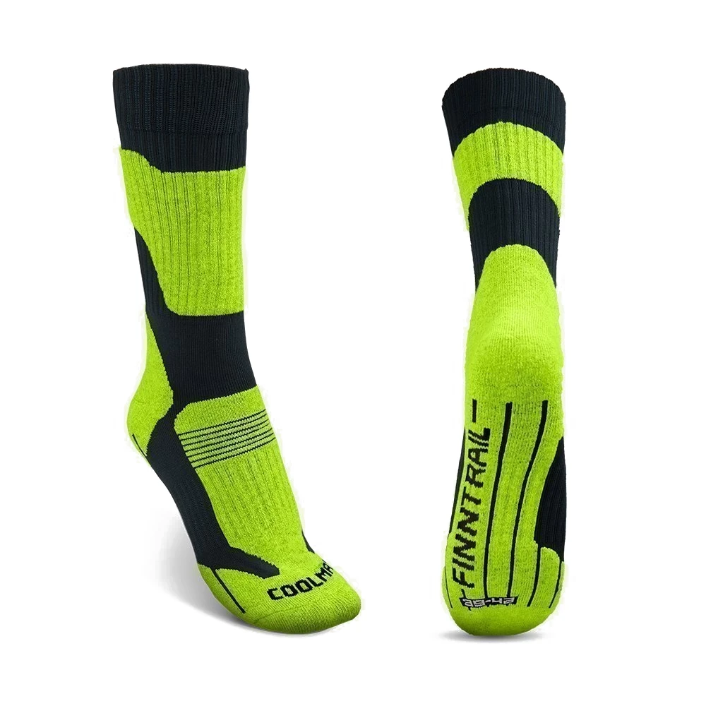 ТЕРМОШКАРПЕТКИ FINNTRAIL COOLMAX КОЛІР LIME, фото 1