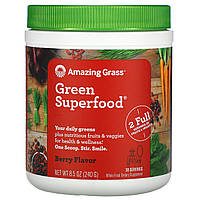 Amazing Grass, Green Superfood, ягоды, 240 г (8,5 унции) Киев