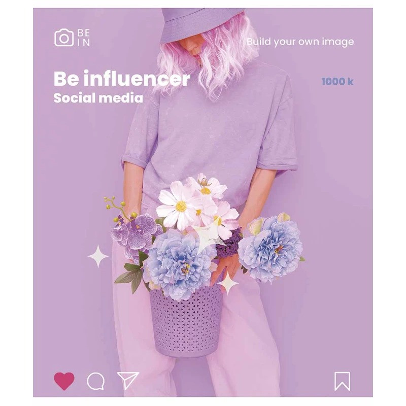 Зошит шкільний в клітинку 60 аркушів Школярик, Be influencer (5 видів)