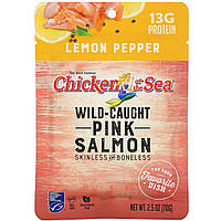 Chicken of the Sea, Wild-Caught Pink Salmon, Lemon Pepper, 2.5 oz ( 70 g)