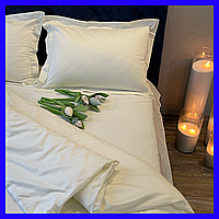 Очень красивое однотонное постельное белье хлопок 100%, стильное постельное белье для дома сатин делюкс Евро