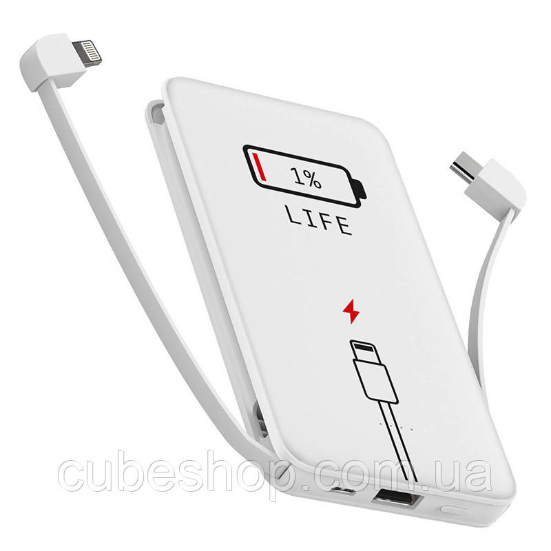 Повербанк (powerbank) "1%" 10000 мАч