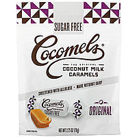 Cocomels, Карамель на кокосовом молоке, без сахара, оригинальный, 2,75 унции (78 г)