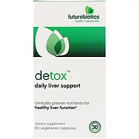 FutureBiotics, Detox, щоденна підтримка печінки, 60 вегетаріанських капсул